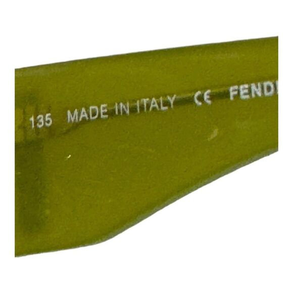 Fendi Designer Eyeglasses Frames Olive Green Made Italy Original Case F923 135 - Picture 6 of 7